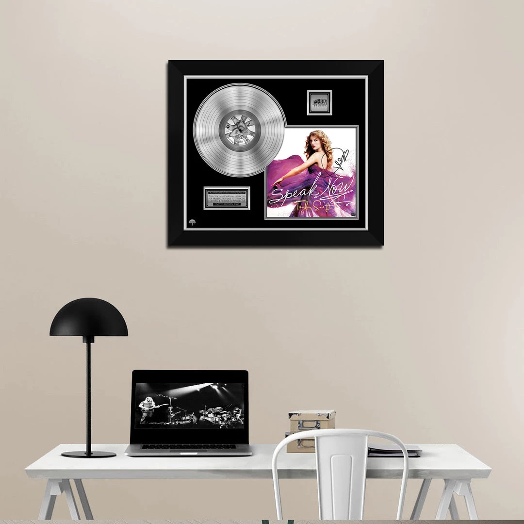 RARE-T Taylor Swift - Speak Now Platinum LP Limited Signature Edition Studio Licensed Custom Frame 2 RARE-T Taylor Swift - Speak Now Platinum LP Limited Signature Edition Studio Licensed Custom Frame