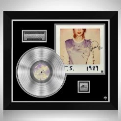 RARE-T Limited Edition Frames Taylor Swift - 1989 Platinum LP Limited Signature Edition Studio Licensed Custom Frame