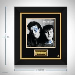 RARE-T Tears For Fears - Songs From The Big Chair LP Cover Limited Signature Edition Studio Licensed Custom Frame