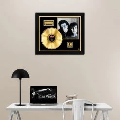 RARE-T Tears For Fears - Songs From The Big Chair Gold LP Limited Signature Edition Studio Licensed Custom Frame