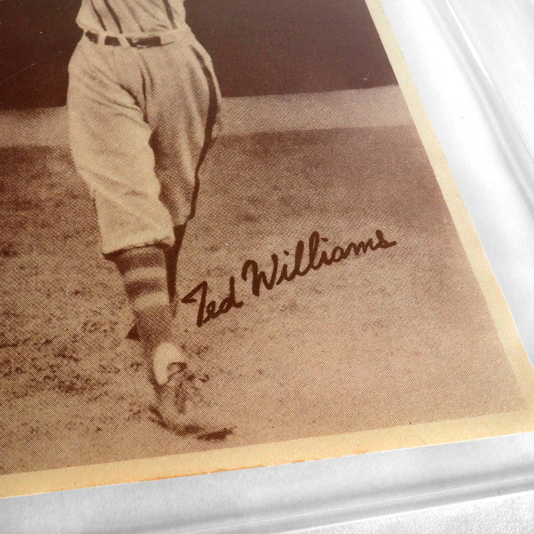 Michel Ted Williams-1939 World Wide Gum Rookie Card Custom Frame(Psa Ex-Mt6) 1 Of 3 Psa Graded In The World Sports Memorabilia 3 Michel Ted Williams-1939 World Wide Gum Rookie Card Custom Frame(Psa Ex-Mt6) 1 Of 3 Psa Graded In The World Sports Memorabilia