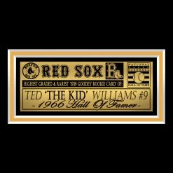 Michel Ted Williams-1939 World Wide Gum Rookie Card Custom Frame(Psa Ex-Mt6) 1 Of 3 Psa Graded In The World Sports Memorabilia 23 Michel Ted Williams-1939 World Wide Gum Rookie Card Custom Frame(Psa Ex-Mt6) 1 Of 3 Psa Graded In The World Sports Memorabilia