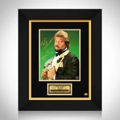 RARE-T WWF Ted DiBiase - The Million Dollar Man Limited Signature Edition Studio Licensed Photo Custom Frame