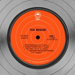 RARE-T Ted Nugent Ted Nugent Platinum LP Limited Signature Edition Studio Licensed Custom Frame