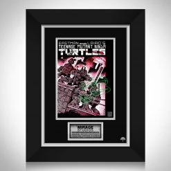 RARE-T Teenage Mutant Ninja Turtles #1 Limited Signature Edition Comic Book Cover Art Custom Frame Limited Edition Frames