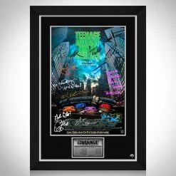 RARE-T Teenage Mutant Ninja Turtles Mini Poster Limited Signature Edition Studio Licensed Custom Frame
