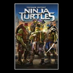 RARE-T Teenage Mutant Ninja Turtle 2014 Script Limited Signature Edition Studio Licensed Custom Frame