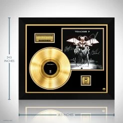 RARE-T Tenacious D Self-titled Gold LP Limited Signature Edition Studio Licensed Custom Frame Limited Edition Frames