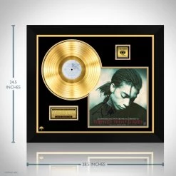 RARE-T Terence Trent D’Arby - Introducing The Hardline According To Gold LP Limited Signature Edition Studio Licensed Custom Frame Limited Edition Frames