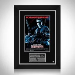 RARE-T Terminator 2 Judgement Day Mini Poster Limited Signature Edition Studio Licensed Custom Frame