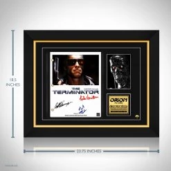 Rare-T Limited Edition Frames The Terminator Movie Script Limited Signature Edition Studio Licensed Custom Frame