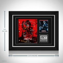 RARE-T Limited Edition Frames Terminator 2 Judgement Day Script Limited Signature Edition Studio Licensed Custom Frame