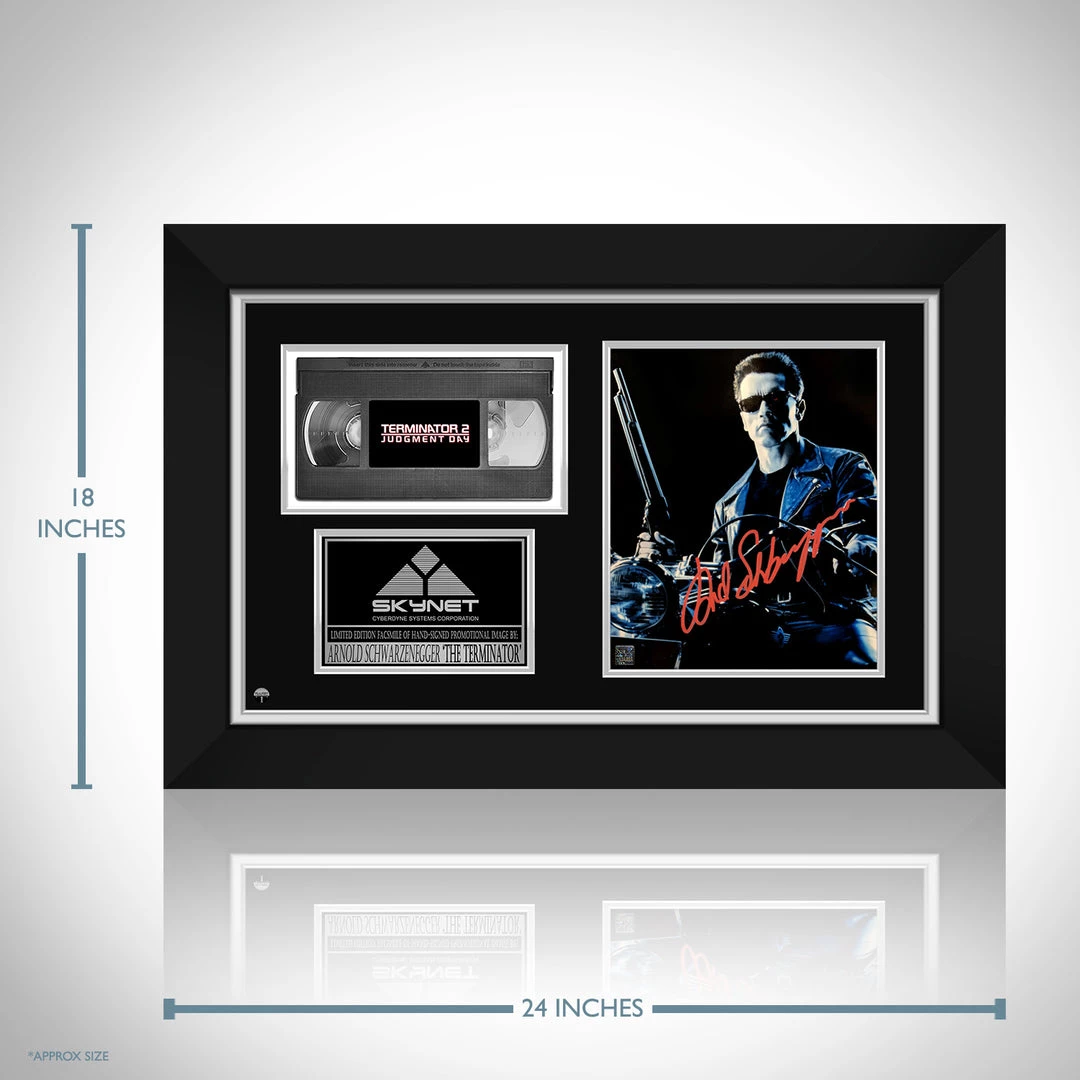 RARE-T Terminator 2 : Judgement Day Photo & VHS Limited Signature Edition Studio Licensed Custom Frame 3 RARE-T Terminator 2 : Judgement Day Photo & VHS Limited Signature Edition Studio Licensed Custom Frame