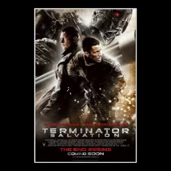 RARE-T Terminator Salvation Script Limited Signature Edition Studio Licensed Custom Frame