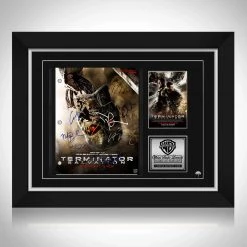 RARE-T Terminator Salvation Script Limited Signature Edition Studio Licensed Custom Frame