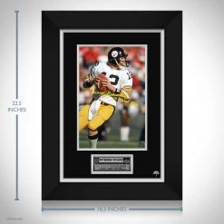 RARE-T Sports Memorabilia Pittsburg Steelers- Terry Bradshaw Photo Limited Signature Edition Studio Licensed Custom Frame