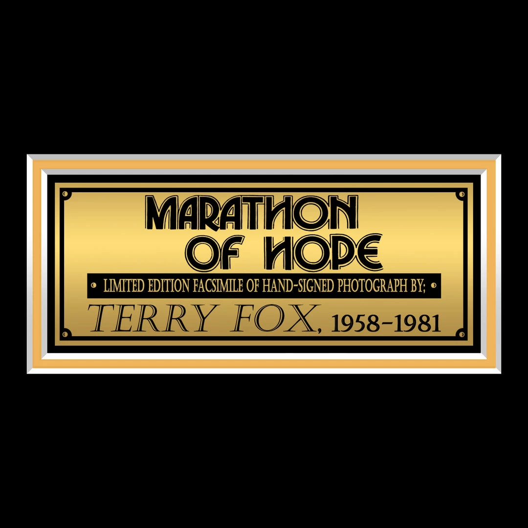 RARE-T Terry Fox Photo Limited Signature Edition Studio Licensed Custom Frame 4 RARE-T Terry Fox Photo Limited Signature Edition Studio Licensed Custom Frame