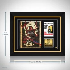 RARE-T Texas Chainsaw Massacre 1974 Transcript Limited Signature Edition Studio Licensed Custom Frame Limited Edition Frames