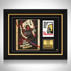 RARE-T Texas Chainsaw Massacre 1974 Transcript Limited Signature Edition Studio Licensed Custom Frame Limited Edition Frames