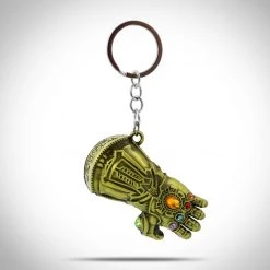 AZALEA Marvel Avengers - Thanos Infinity Gauntlet 3D Metal Diecast Keychain