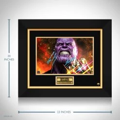 RARE-T Thanos Infinity Gauntlet Photo Limited Signature Edition Studio Licensed Custom Frame Limited Edition Frames
