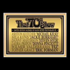 RARE-T That 70s Show Photo Limited Signature Edition Studio Licensed Custom Frame Limited Edition Frames