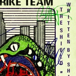 RARE-T Limited Edition Frames The Shield Script Limited Signature Edition Studio Licensed Custom Frame