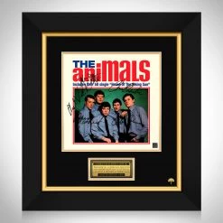 RARE-T Limited Edition Frames The Animals - The Animals LP Cover Limited Signature Edition Studio Licensed Custom Frame
