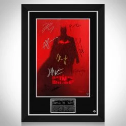 RARE-T The Batman 2022 Movie Mini Poster Limited Signature Edition Studio Licensed Custom Frame Limited Edition Frames