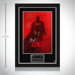 RARE-T The Batman 2022 Movie Mini Poster Limited Signature Edition Studio Licensed Custom Frame Limited Edition Frames