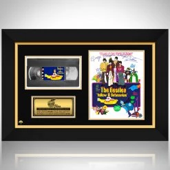 RARE-T The Beatles Yellow Submarine Photo & VHS Limited Signature Edition Studio Licensed Custom Frame