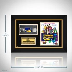 RARE-T The Beatles Yellow Submarine Photo & VHS Limited Signature Edition Studio Licensed Custom Frame