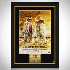 RARE-T The Big Lebowski Mini Poster Limited Signature Edition Studio Licensed Custom Frame