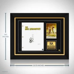 RARE-T The Big Lebowski Script Limited Signature Edition Studio Licensed Custom Frame