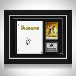 RARE-T The Big Lebowski Script Limited Signature Edition Studio Licensed Custom Frame