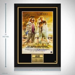 RARE-T The Big Lebowski Mini Poster Limited Signature Edition Studio Licensed Custom Frame
