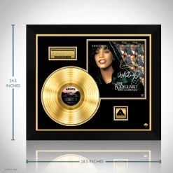 RARE-T The Bodyguard Soundtrack Gold LP Limited Signature Edition Studio Licensed Custom Frame 12 RARE-T The Bodyguard Soundtrack Gold LP Limited Signature Edition Studio Licensed Custom Frame