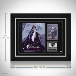 RARE-T The Bodyguard Script Limited Signature Edition Studio Licensed Custom Frame Limited Edition Frames