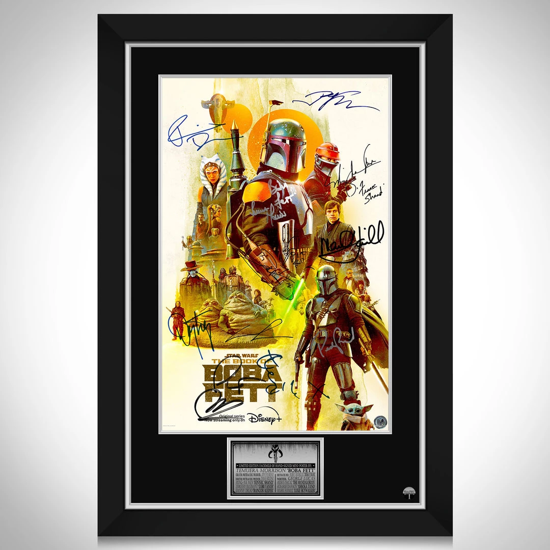 RARE-T The Book Of Boba Fett Mini Poster Limited Signature Edition Studio Licensed Custom Frame 9 RARE-T The Book Of Boba Fett Mini Poster Limited Signature Edition Studio Licensed Custom Frame
