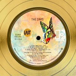 RARE-T The Cars - Self-titled Gold LP Limited Signature Edition Studio Licensed Custom Frame 16 RARE-T The Cars - Self-titled Gold LP Limited Signature Edition Studio Licensed Custom Frame