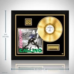 RARE-T Limited Edition Frames The Clash London Calling Gold LP Limited Signature Edition Studio Licensed Custom Frame