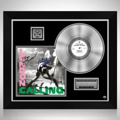 RARE-T Limited Edition Frames The Clash London Calling Platinum LP Limited Signature Edition Studio Licensed Custom Frame