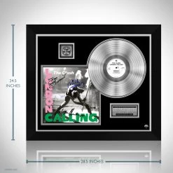 RARE-T Limited Edition Frames The Clash London Calling Platinum LP Limited Signature Edition Studio Licensed Custom Frame