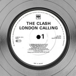 RARE-T Limited Edition Frames The Clash London Calling Platinum LP Limited Signature Edition Studio Licensed Custom Frame