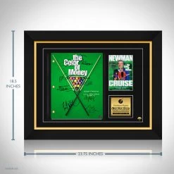 RARE-T The Color Of Money Transcript Limited Signature Edition Studio Licensed Custom Frame