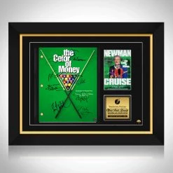 RARE-T The Color Of Money Transcript Limited Signature Edition Studio Licensed Custom Frame