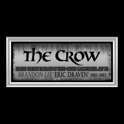 RARE-T The Crow Brandon Lee Memorial Photo Limited Signature Edition Studio Licensed Custom Frame Limited Edition Frames