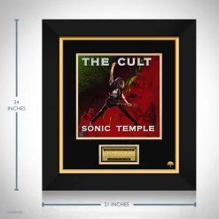 RARE-T The Cult - Sonic Temple LP Cover Limited Signature Edition Studio Licensed Custom Frame