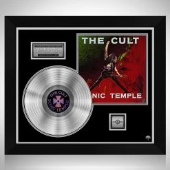 RARE-T Limited Edition Frames The Cult - Sonic Temple Platinum LP Limited Signature Edition Studio Licensed Custom Frame