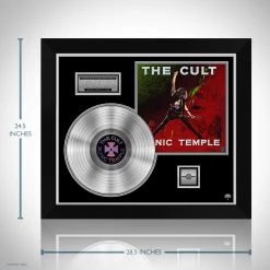 RARE-T Limited Edition Frames The Cult - Sonic Temple Platinum LP Limited Signature Edition Studio Licensed Custom Frame